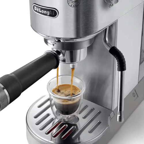 מכונת אספרסו ידנית דלונגי דדיקה דואו כסוף DeLonghi Dedica Duo EC890.M