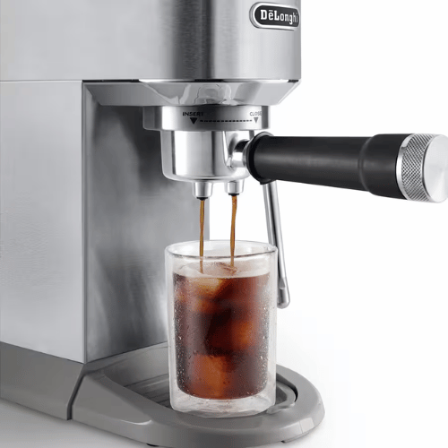 מכונת אספרסו ידנית דלונגי דדיקה דואו כסוף DeLonghi Dedica Duo EC890.M