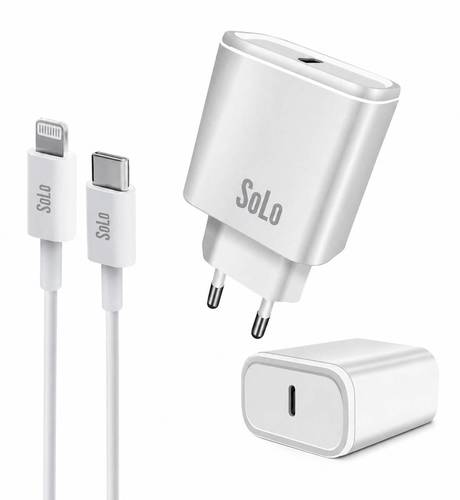 Solo PD 20W USB-C Quick Charger Lightning – מטען מהיר