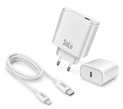Solo PD 20W USB-C Quick Charger Lightning – מטען מהיר