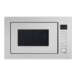 מיקרוגל בנוי משולב גריל 25 ליטר Sauter MW7723W זכוכית לבנה