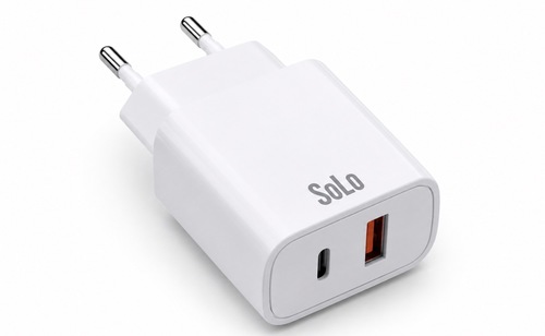 Solo PD 25W USB-C & USB Quick Charger – מטען מהיר Solo PD 25W USB-C & USB