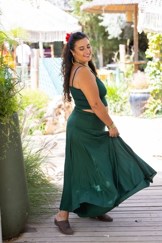 גופיה בטן ספגטי plus size