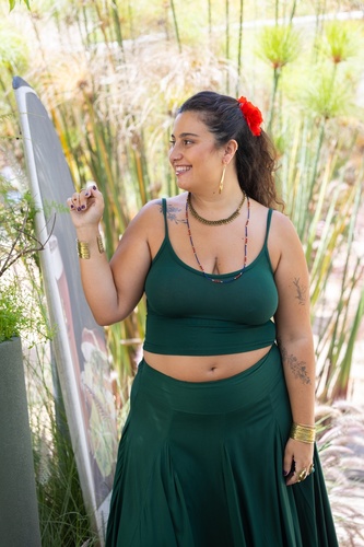 גופיה בטן ספגטי plus size