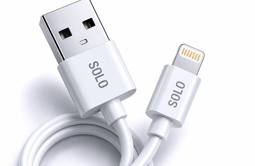 Solo iPhone Lightning Cable 1M 2.1A – כבל לאייפון 1 מטר מטען