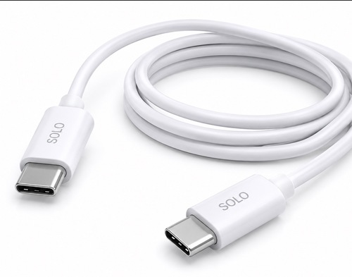 Solo Type-C to Type-C Cable 1M 3A – כבל מטען