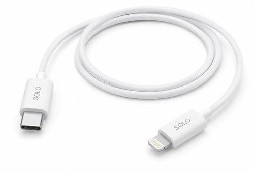 Solo Type-C to Lightning Cable 1M 3A 27W – כבל מטען