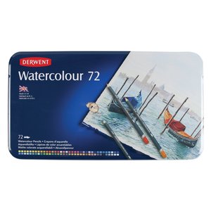 סט 72 עפרונות מים אקוורל Derwent