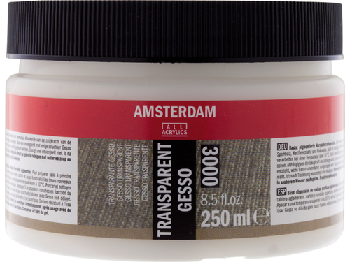 ג'סו שקוף AMSTERDAM - Transparent Gesso