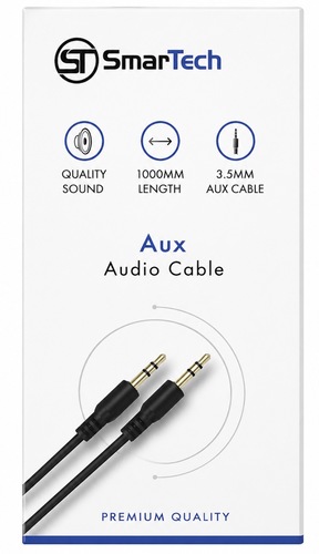 SmarTech AUX Audio Cable 1M 3.5MM – כבל אודיו