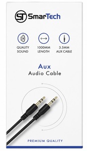 SmarTech AUX Audio Cable 1M 3.5MM – כבל אודיו