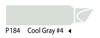 מרקר COOL GRAY 4 P184