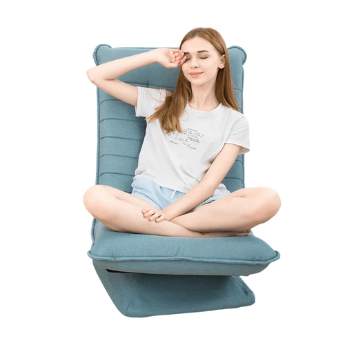 כורסת טלוויזיה מסתובבת כולל הטיה | Lazy Tatami Sofa צבע תכלת 
