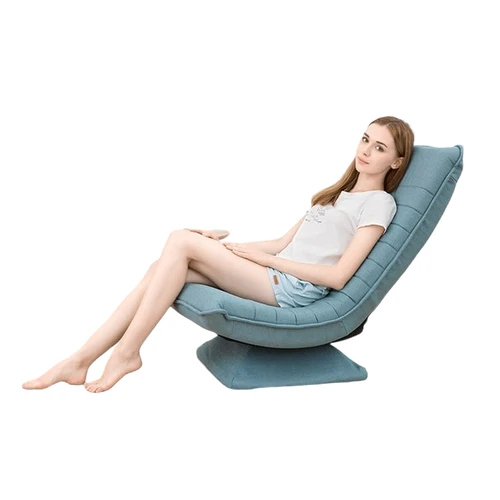 כורסת טלוויזיה מסתובבת כולל הטיה | Lazy Tatami Sofa צבע תכלת 