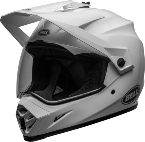 קסדת אדוונצ'ר BELL MX-9 ADVENTURE MIPS צבע לבן מבריק