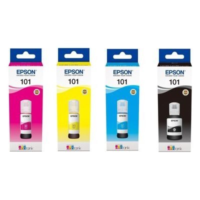 סט 4 בקבוקי דיו מקוריים Epson 101 