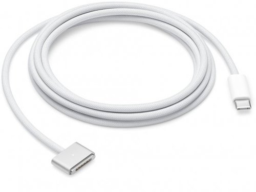 כבל Apple מקורי בחיבור USB-C לחיבור MagSafe 3 באורך 2 מטר - לבן