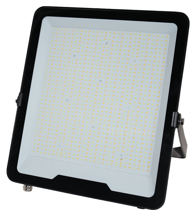 פנס הצפה 400W גוף שחור CCT זכוכית שקופה  SPECTRUM  100LM/W, 356 LED-E046EI400W-B-CCT, ברקוד 7291000129249