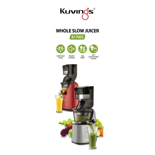 מסחטת מיצים איטית Kuvings קובינגס M-17 B1700 כסוף