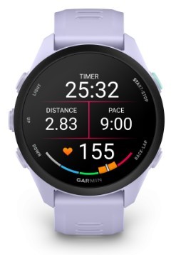 שעון דופק צבע לוונדר Garmin Forerunner 70