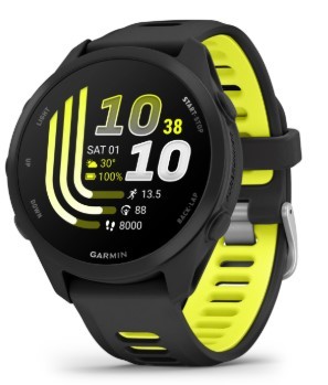 שעון דופק צבע שחור/צהוב Garmin Forerunner 170
