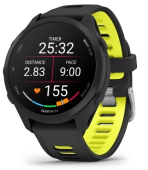 שעון דופק צבע שחור/צהוב Garmin Forerunner 170