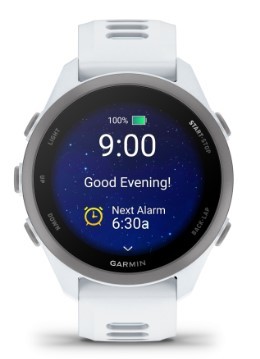 שעון דופק צבע לבן פנינה/כחול Garmin Forerunner 170