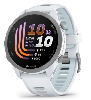 שעון דופק צבע לבן פנינה/כחול Garmin Forerunner 170 Music