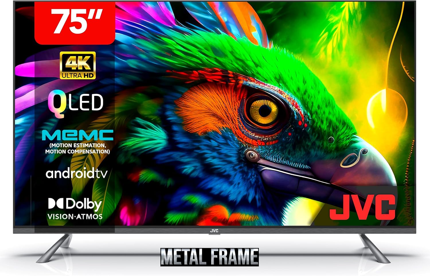 טלוויזיה חכמה 75" JVC QLED 4K LT-75NQ7165 | יבואן הרשמי