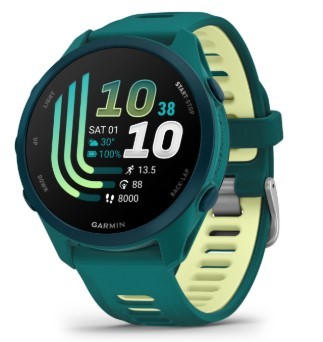 שעון דופק צבע ירוק/צהוב Garmin Forerunner 170 Music