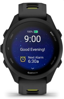 שעון דופק צבע שחור/צהוב Garmin Forerunner 170 Music