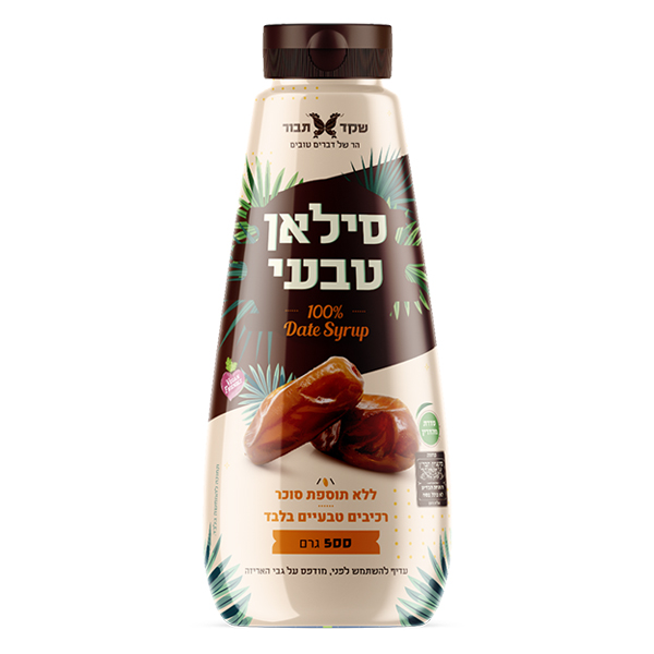 סילאן טבעי בקבוק לחיץ 500 dro | שקד תבור