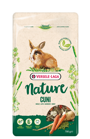 Nature מזון לארנבים – תערובת טבעית עם ירקות ועשבי תיבול 2.3 ק