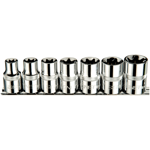 סט בוקסות E-TORX פנימי על פס 7 יח SIGNET D1/2