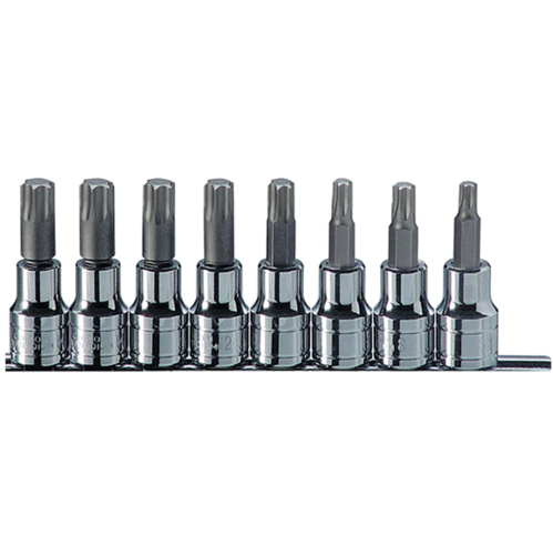 סט בוקסות 8 TORX יח' SIGNET D1/2 T20-T55