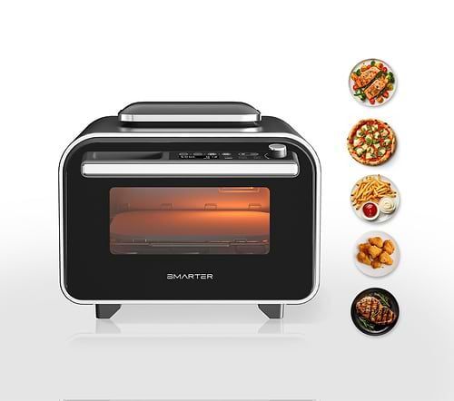 תנור פיצה נייד לאפייה, בישול וצלייה 20 ליטר Smarter Airfryer 1800W
