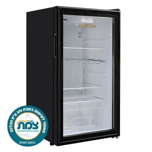  מקרר משרדי שחור דלת ויטרינה / BC-140GS