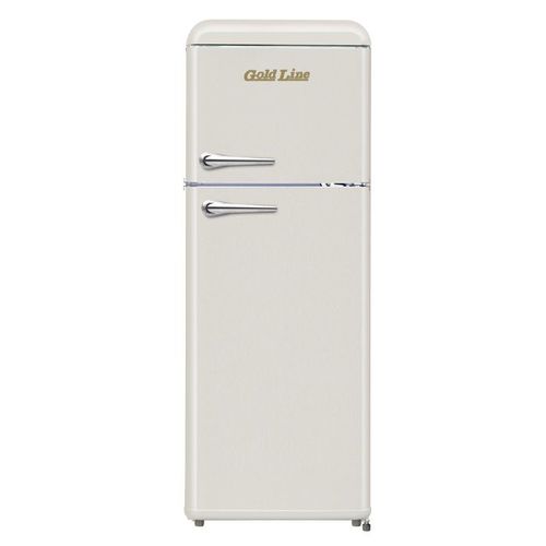  מקרר 2 דלתות רטרו קרם / BC-270C