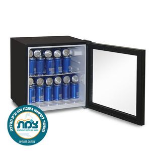  מקרר מיני בר שחור דלת ויטרינה / BC-50GS