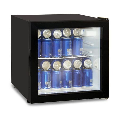  מקרר מיני בר שחור דלת ויטרינה / BC-50GS