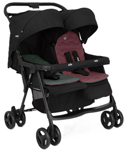 עגלת תאומים או אחים קלילה במיוחד אייר טווין Aire Twin - שחור Shale