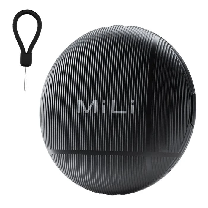 תג איתור חכם MiLi LiTag DUO Bluetooth  תומך Apple ו-Android (צבע שחור)