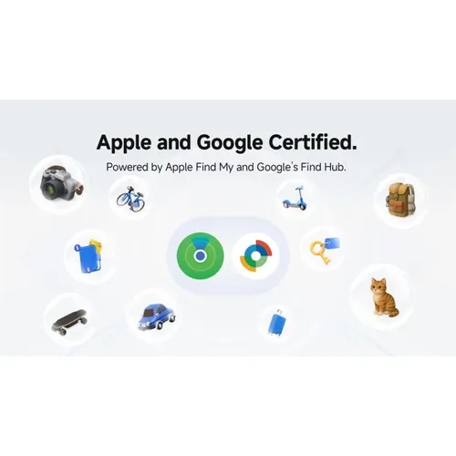 תג איתור חכם MiLi LiTag DUO Bluetooth  תומך Apple ו-Android (צבע שחור)