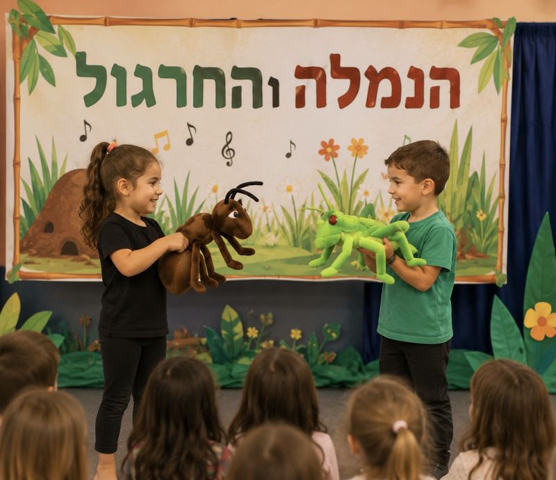 LIVING PUPPET ננמלה וחרגול 8001
