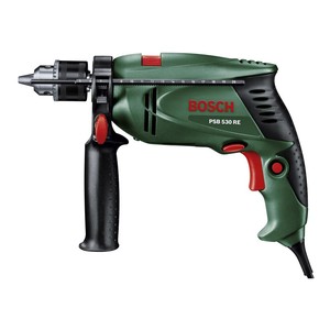 מקדחה רוטטת בוש BOSCH PSB 530 RE במזוודה