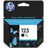 דיו שחור מקורי HP 123 ,