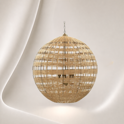 מנורת תליה - Rattan ball 