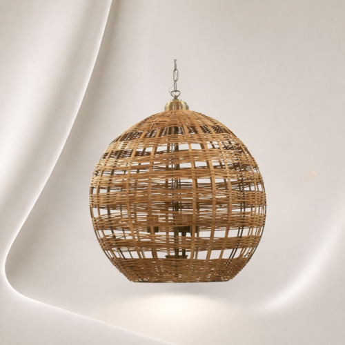 מנורת תליה - Rattan ball 