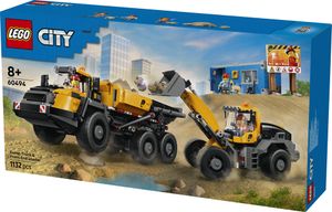לגו סיטי - משאית עפר ומעמיס קדמי  60494