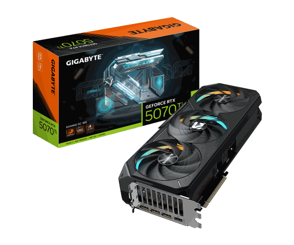כרטיס מסך Gigabyte GeForce RTX 5070 Ti GAMING OC 16G